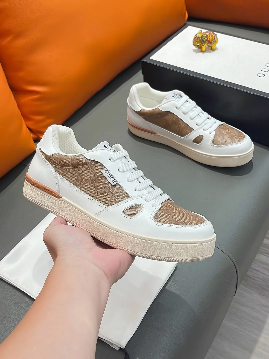 Men's shoes GUCCI "Gucci" P420 Regular size: 38-44 (casual shoes) Product materials: Selected cowhide upper, soft sheepskin lining; original outsole.
